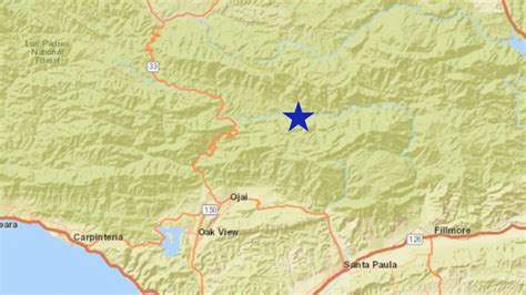 3.5 magnitude earthquake strikes near Ojai